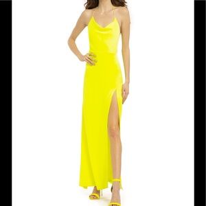 Alice + Olivia Eliza Cowl Neck Dress